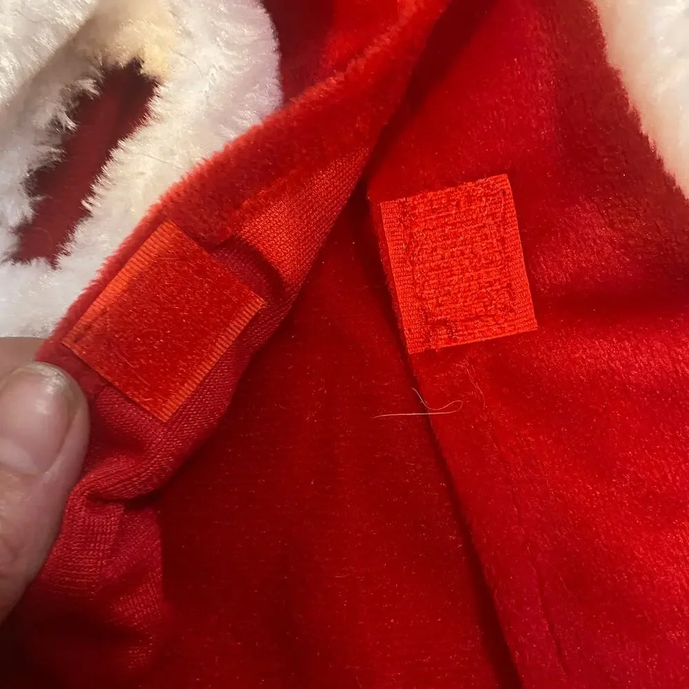 Santa Clause Christmas Outfit for Small Dog Sz L